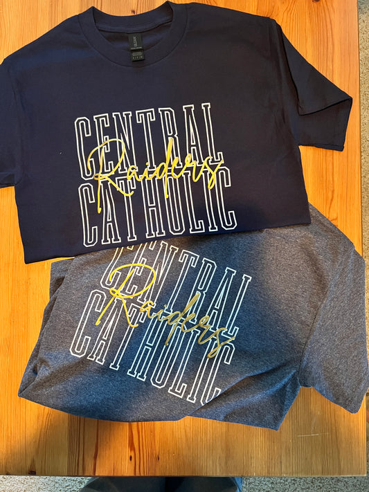 Custom School Spirit Puff HTV Tee