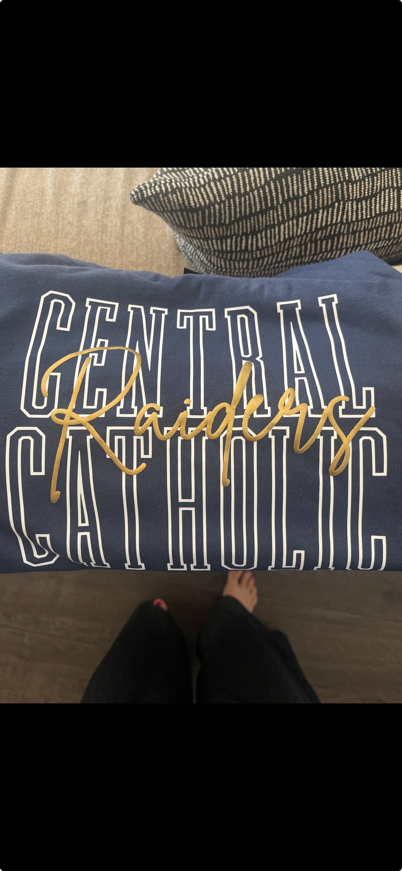 Custom School Spirit Puff HTV Tee