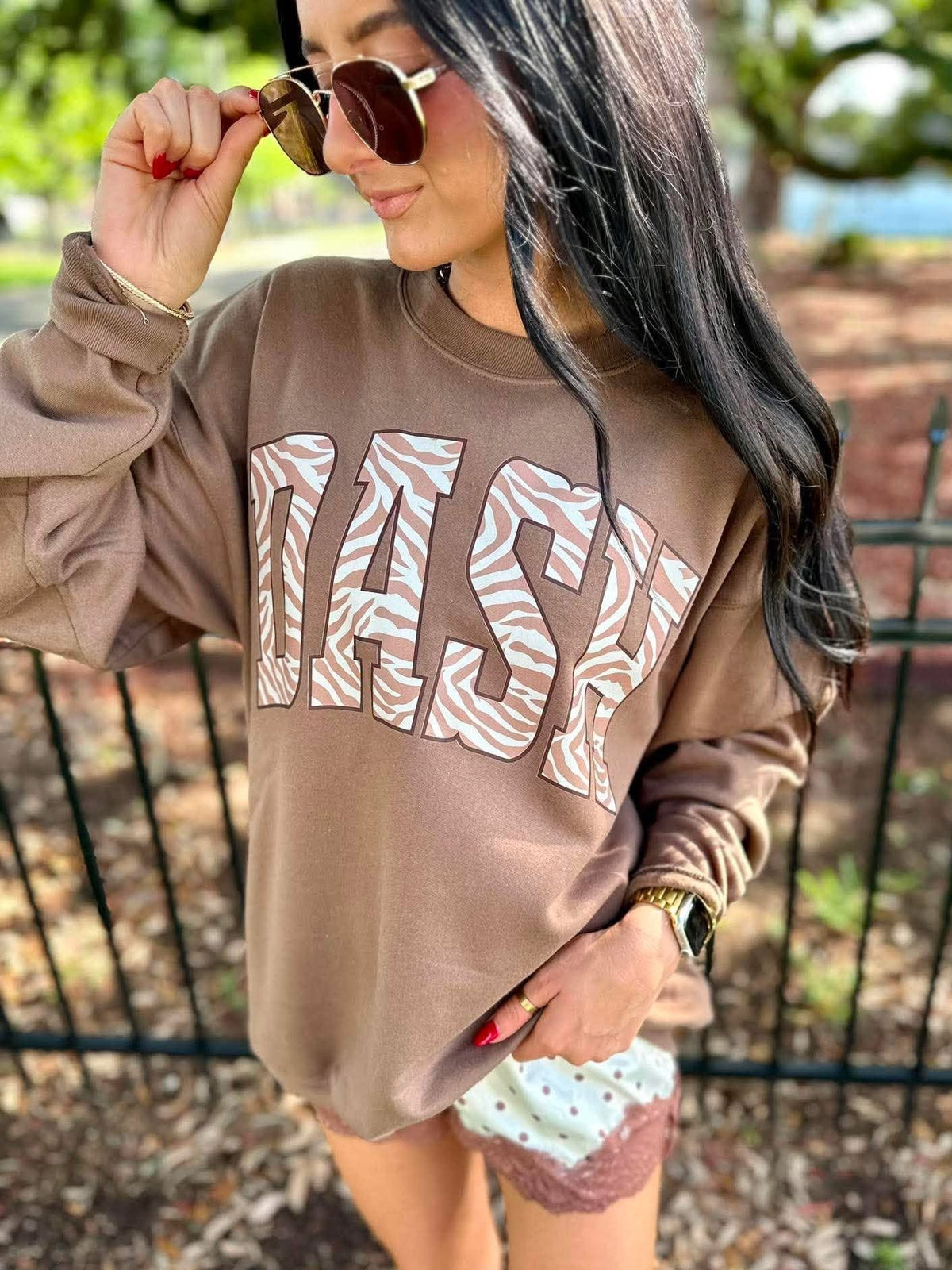 Zebra Print CUST78 DTF Graphic Apparel