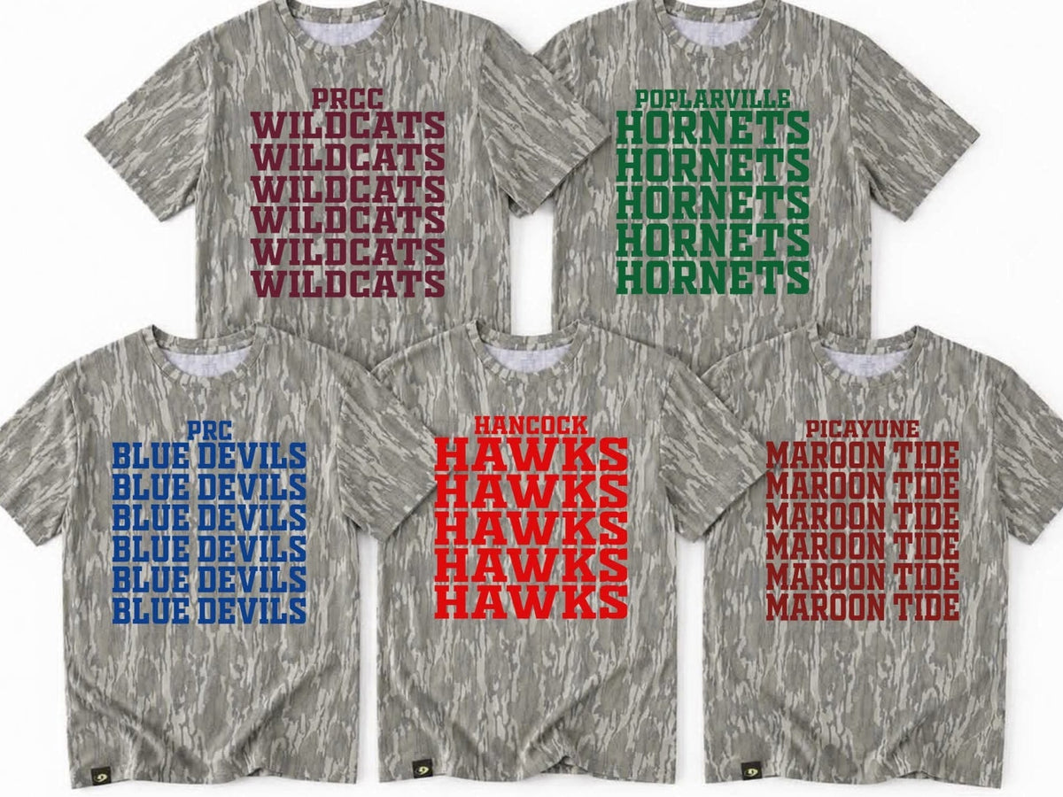 Stacked Custom Team Bottomland DTF Tee