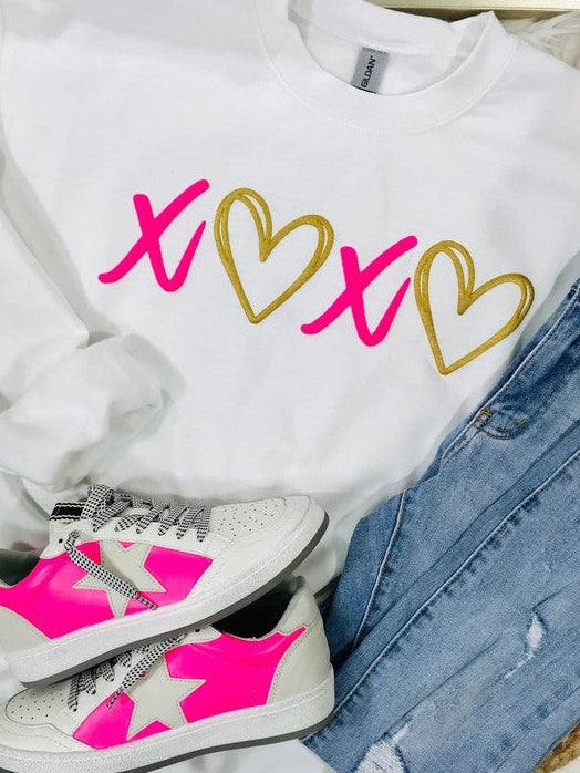 XOXO Heart Puff Sweatshirt