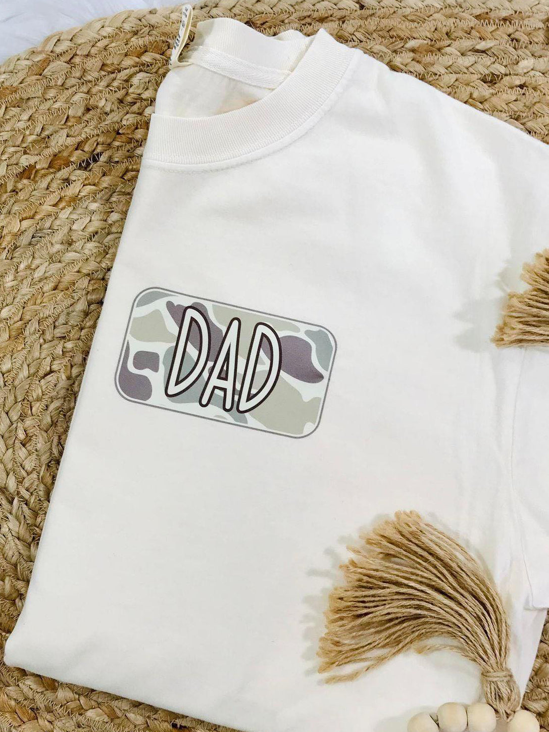 Dad Pocket & Back Camo Graphic Tee