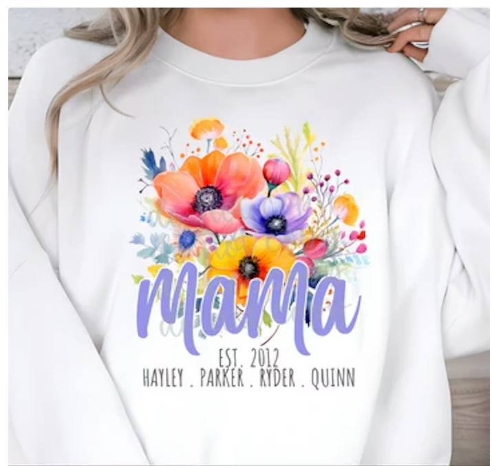 Floral Mama Sweatshirt